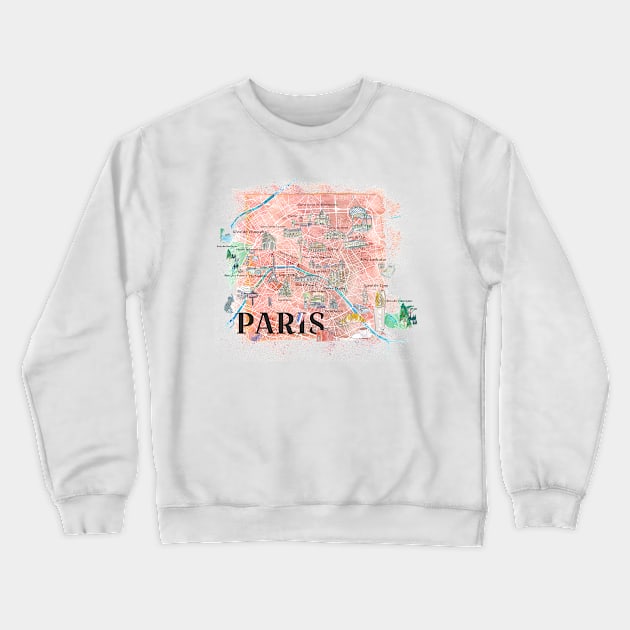 Paris, France Crewneck Sweatshirt by artshop77